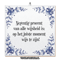 Focus Moment Sticker by Tegelspreuken.nl