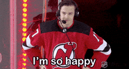 Happy Ice Hockey GIF by NHL
