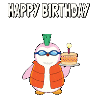 Happy Birthday Sticker by Pudgy Penguins