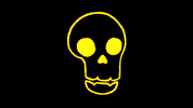 fr4n_0000 halloween black yellow neon GIF