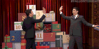 high five jimmy fallon GIF by The Tonight Show Starring Jimmy Fallon