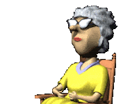 grandma STICKER