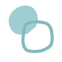 Blue Circle Sticker by chxrrypie