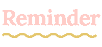 Reminder Sticker by Speak Out Studio