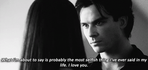 Blair201099 giphyupload tvd elena gilbert damon salvatore GIF
