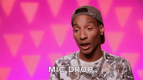Drag Race Mic Drop GIF by RuPaul's Drag Race