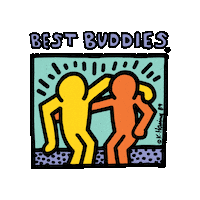 Keith Harring Sticker by Best Buddies