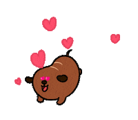 mics_p dog character mics 믹 Sticker
