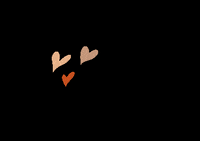 Hkpdesign hearts boho hkp brown hearts GIF