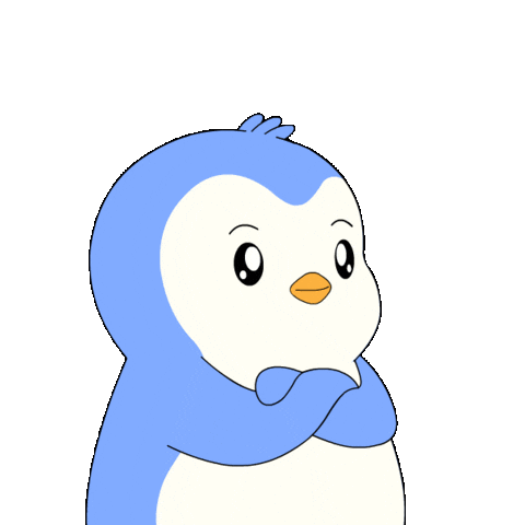 Meh So What Sticker by Pudgy Penguins