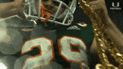 Celebrate Hurricanes Football GIF by Miami Hurricanes