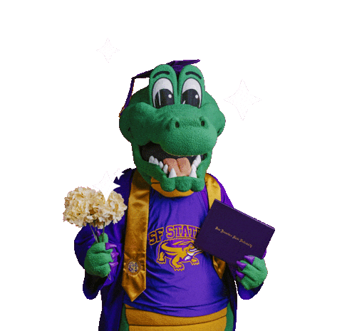 Mascot Graduating Sticker by San Francisco State University