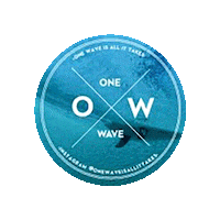 onewaveisallittakes onewaveisallittakes Sticker