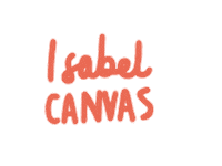 Isabelcanvas shop gift small business poster Sticker