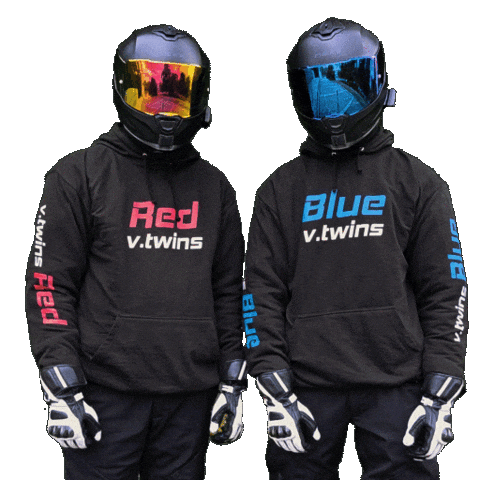Red And Blue Fist Bump Sticker