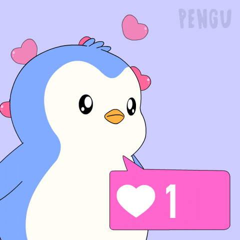 Heart Love GIF by Pudgy Penguins