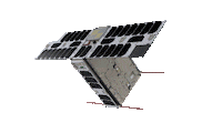 Space Satellite Sticker by WeArePlanS