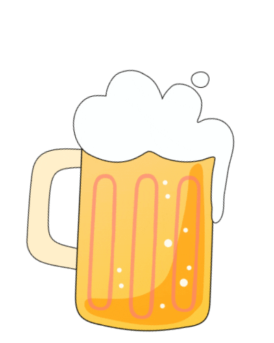 Beer Sticker by Cleo