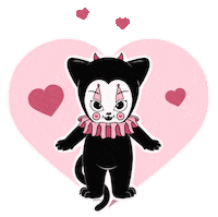 Love You Hearts Sticker