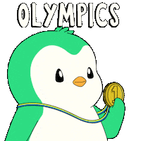 Penguin Kiss Sticker by Abster