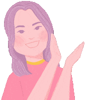 Happy Girl Sticker
