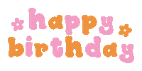 Happy Birthday Pink Sticker