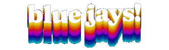 Blue Jays Sport Sticker by Franck Arnel