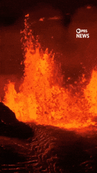 Fire Lava GIF by PBS News