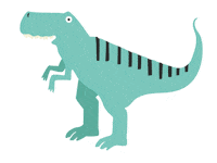 Dinosaurs Sticker by Pinkkishu