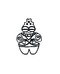 mericoji dogu jomon 縄文 土偶 Sticker
