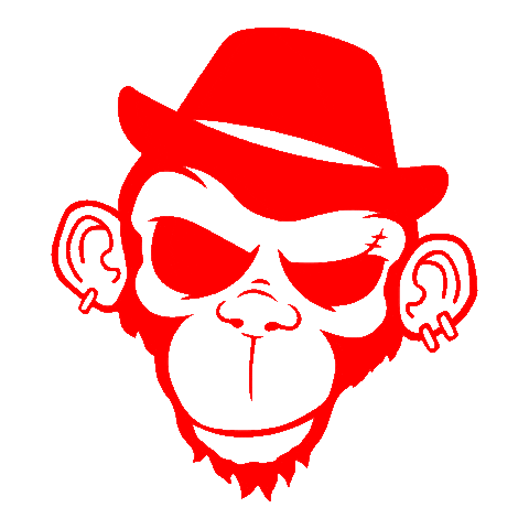 AntoArtyTattoo giphyupload artist monkey tattoo Sticker