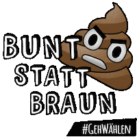 Emoji Bunt Sticker by Campact e.V.