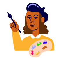 HollerStudios art artist painter Sticker