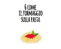 San Valentino Pasta Sticker by Arianna Spelonga