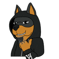 Middle Finger Sticker by Dobernut