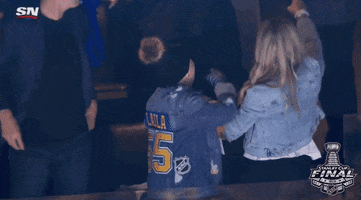 celebrate ice hockey GIF by NHL