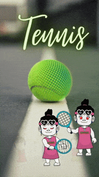Tennis Player GIF by Zhotcita