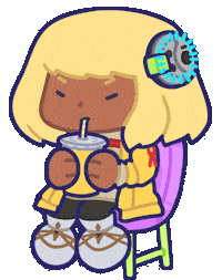 Final Fantasy 14 Drink Soda Sticker by Ng Khai Hong