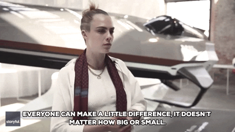 Cara Delevingne Pollution GIF by Storyful