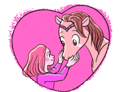 Horse Love Sticker by SparksNBlings