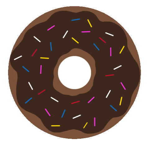 leesdonuts giphyupload logo donut donuts Sticker