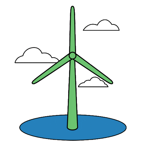 powershift-energy giphyupload wind wind power powershift Sticker