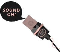 Sound On Sticker by Venus ET Fleur