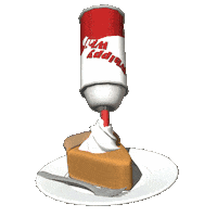 Whipped Cream Food Sticker