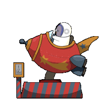 To The Moon Space Sticker by Pudgy Penguins