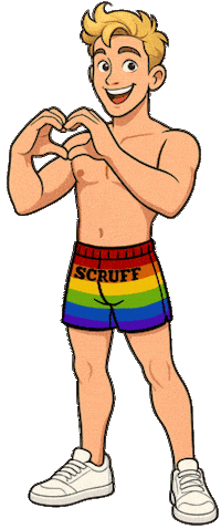 Gay Pride Sticker by SCRUFF