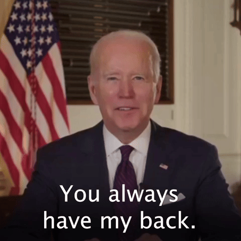 You always have my back.