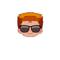 Sunglasses Smile Sticker