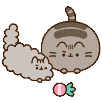 Cat Playing Sticker by Pusheen