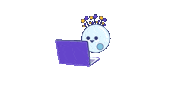Work In Progress Hello Sticker